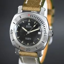 Sandoz Diver AKA Baby Panerai Auto 38 MM (Unpolished & Original) 2