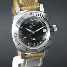 Sandoz Diver AKA Baby Panerai Auto 38 MM (Unpolished & Original) 3