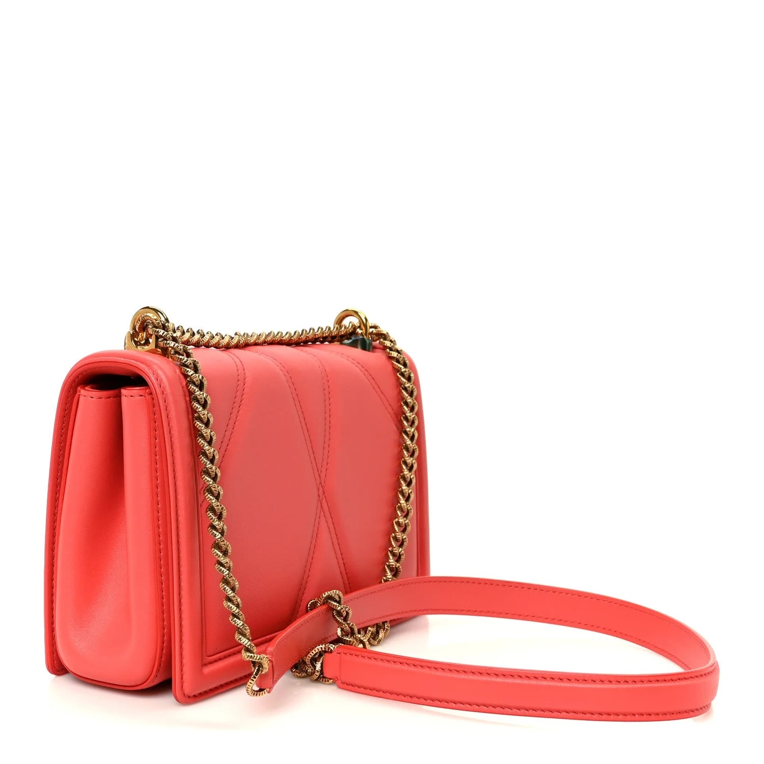 Medium Devotion Crossbody Corallo 3