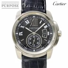 Cartier — Cartier Calibre de W7100014 S Date Black Automati — Watch — resale