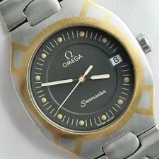 Omega — Omega Seamaster Polaris Quartz Gray Dial Stainless Steel — Watch — resale