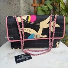 Chanel — Chanel Reissue Single Flap Quilted Bar — Handbag — resale