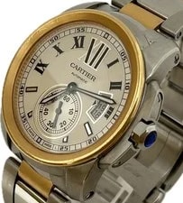 Cartier Calibre de W7100036 3389 Automatic Excellent A5768 4