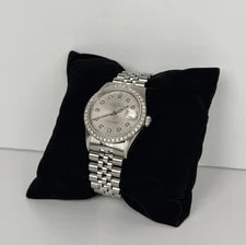 Rolex — Rolex 16220 Datejust 36mm Stainless Steel Custom Bezel & Dial Jubilee Bracelet — Watch — resale