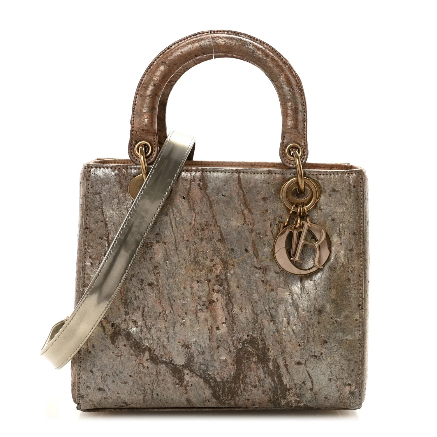 Dior — X LEE BUL Treated Medium Lady Dior Art — Handbag — resale