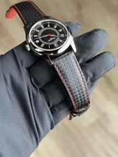 Patek Philippe Calatrava 40 Black/Red Arabic Strap Preowned 2023 6007G-010 4