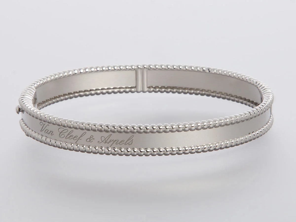 Van Cleef & Arpels 18K White Gold Perlée 2