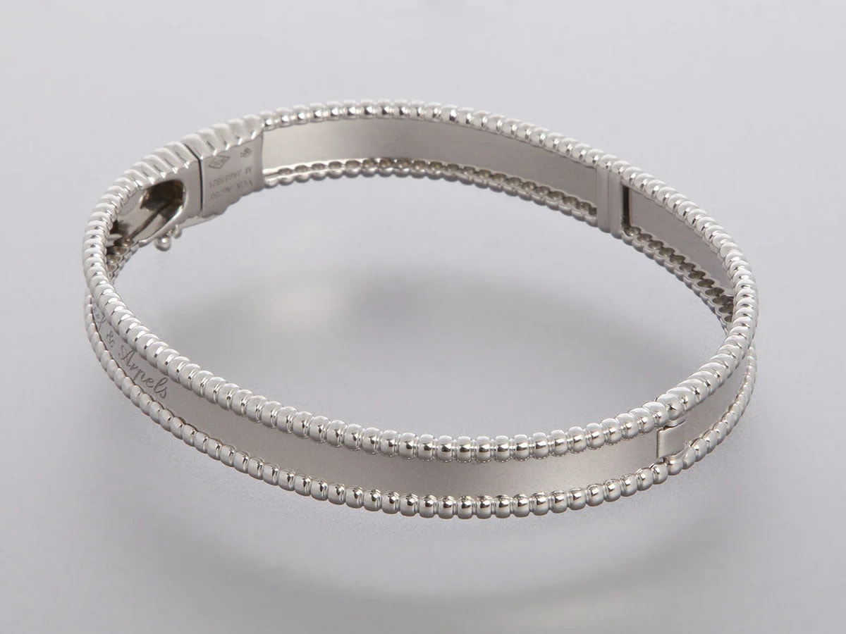 Van Cleef & Arpels 18K White Gold Perlée 3