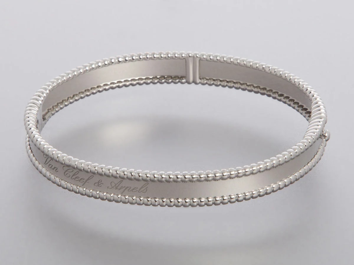 Van Cleef & Arpels 18K White Gold Perlée 4