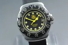 Tag Heuer — [Exc+5] TAG Heuer Formula 1 376.513 Black Quartz From Japan — Watch — resale