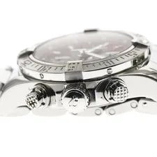 Breitling Avenger II A13381 43mm SS Black Dial Automatic Chronograph Date #C275 3