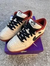 Nike SB — 9.5US Nike Sb Dunk Low Pro Muslin Hennessy — Sneaker — resale