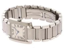 Cartier Tank Française SM W51008Q3 Stainless Steel 25mm Silver Dial #DW1495 3