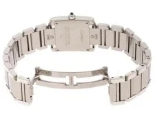 Cartier Tank Française SM W51008Q3 Stainless Steel 25mm Silver Dial #DW1495 4