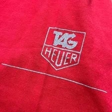 French-Made 90s TAG Heuer Single-Stitch T . 4