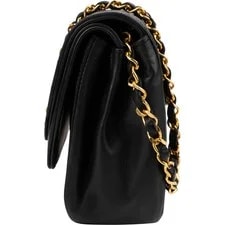 Chanel Cotton Halfmoon Single Flap Coco CC 4