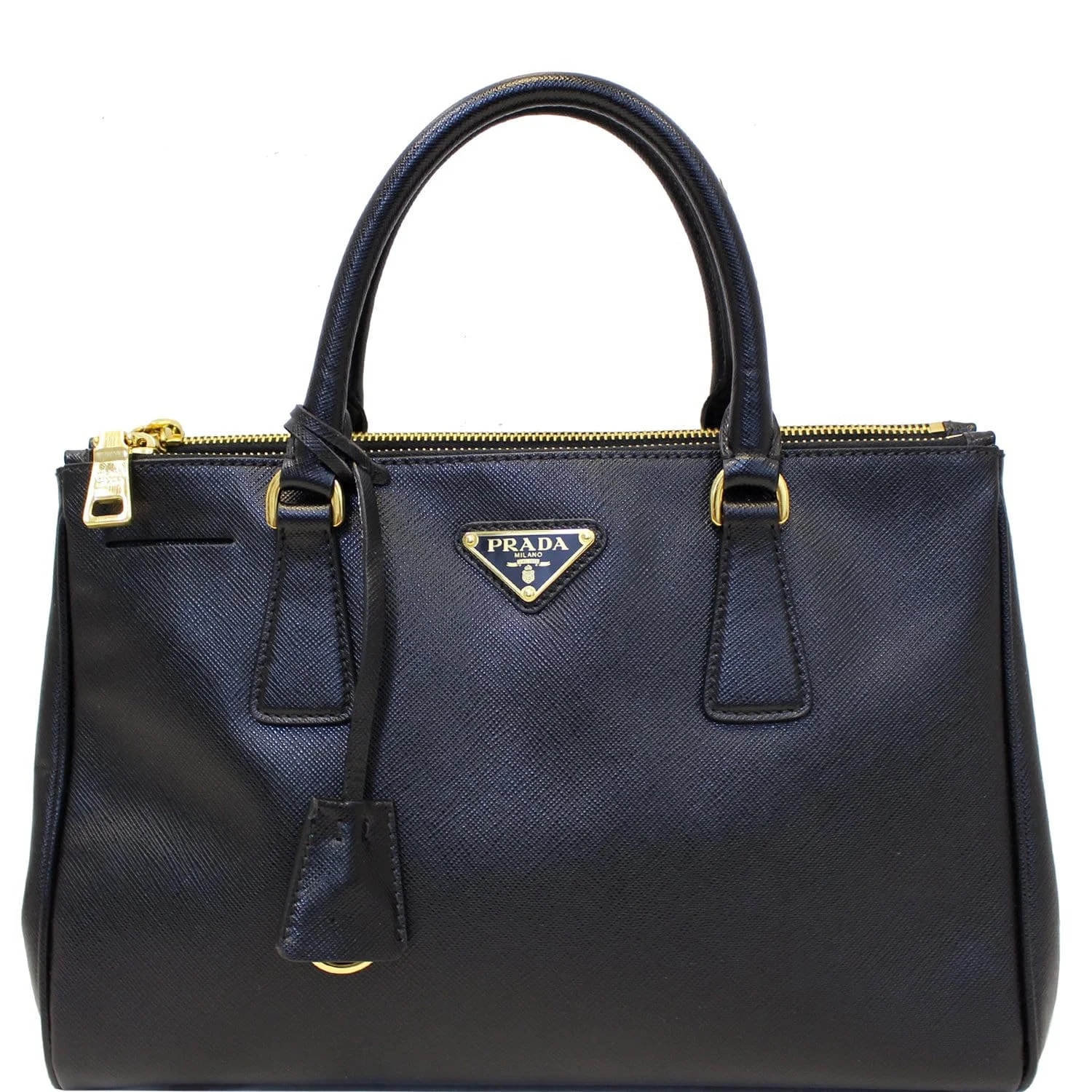 Prada — Prada Lux Small Double-Zip — Handbag — resale