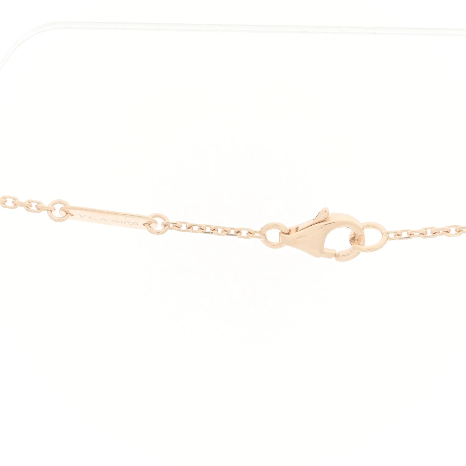 18K White Gold Mother of Pearl Alhambra 4