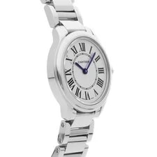 Cartier Ronde Must Steel Quartz 29mm Silver Roman Dial Bracelet WSRN0033 3