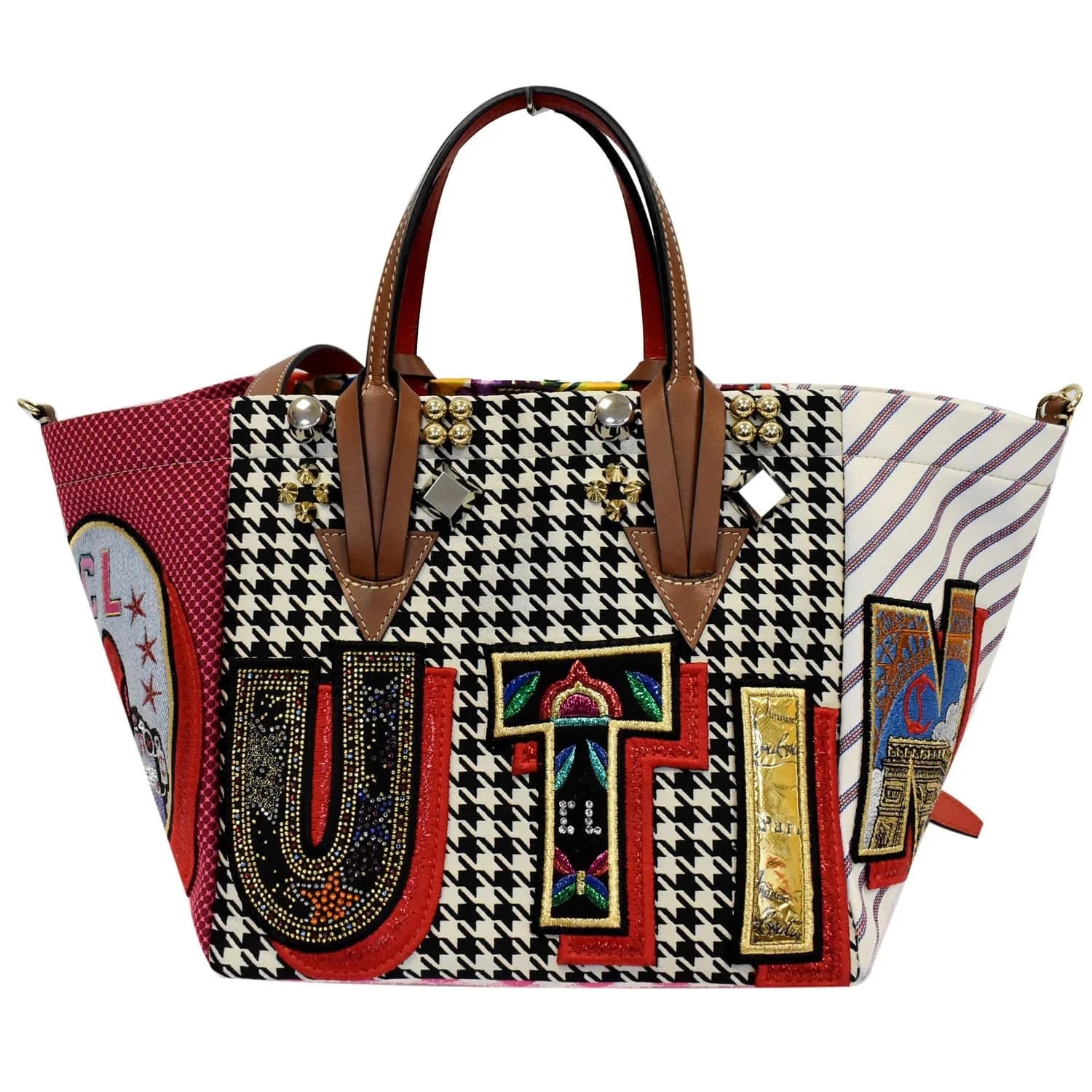 Christian Louboutin Caracaba Small Creative Fabric 3