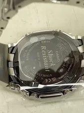 Casio Solar G Shock Digital Analog Stainless BLU SLV From Japan 3
