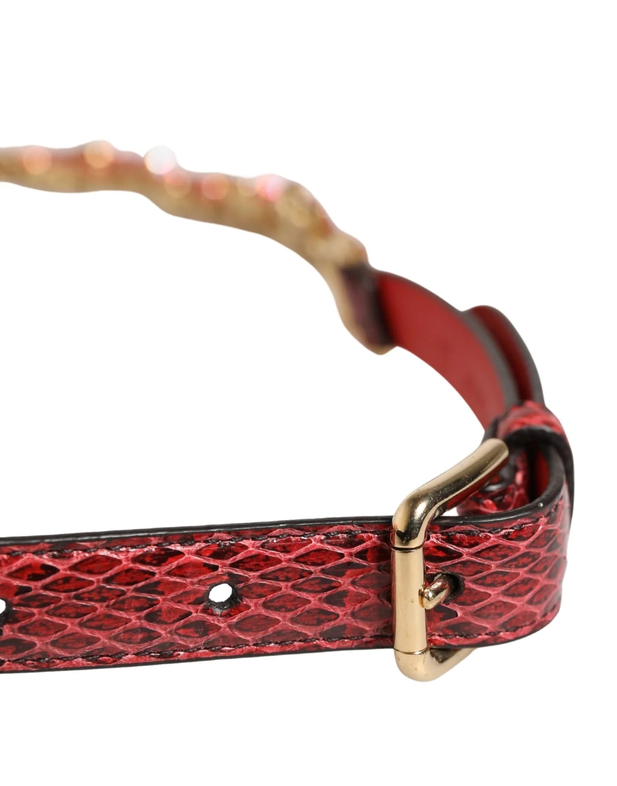 Dolce & Gabbana Daisy Embellished Waist Belt 3
