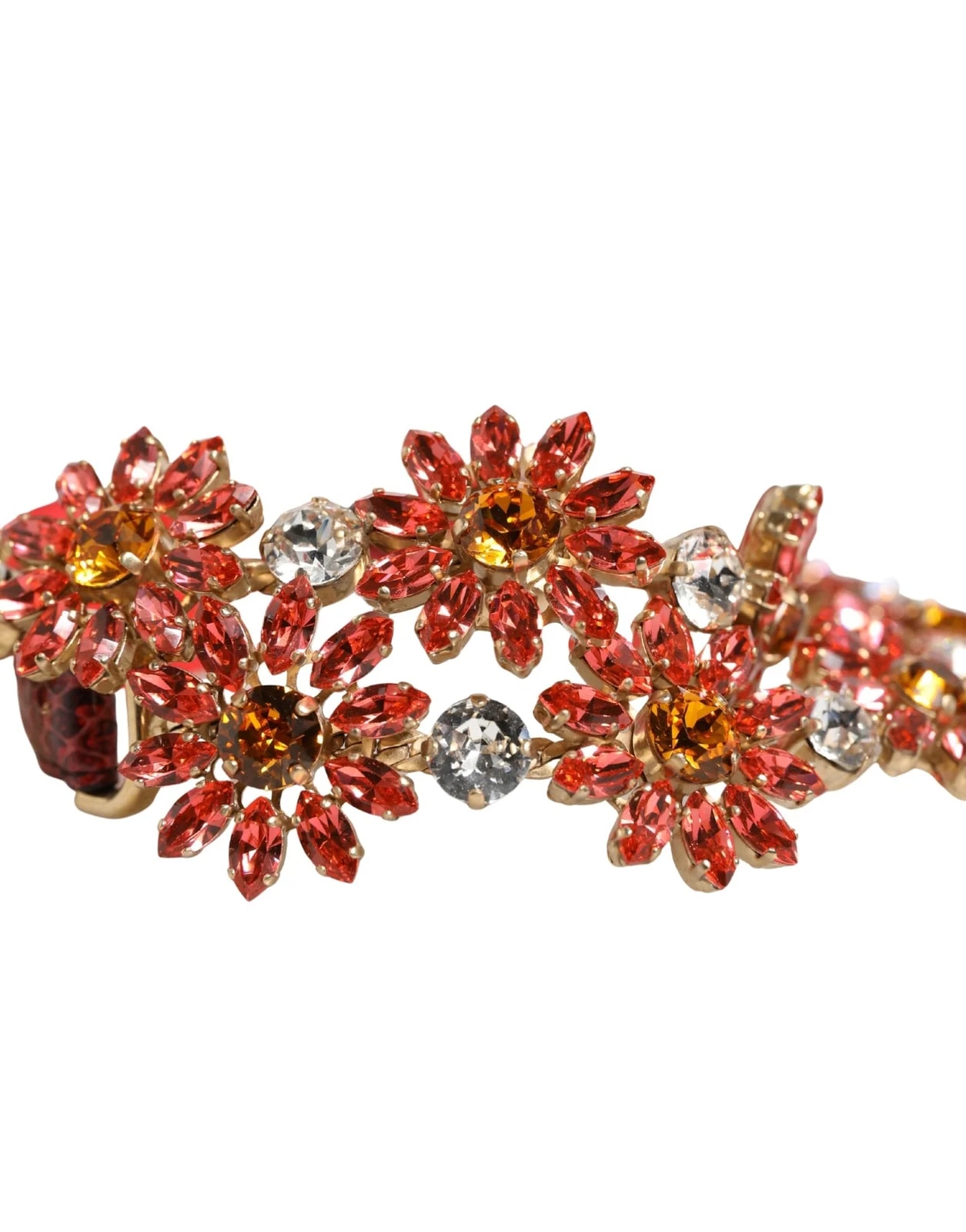 Dolce & Gabbana Daisy Embellished Waist Belt 4