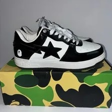 A Bathing Ape Bapesta ’S Low Top Lace-Up / Star Pattern 2