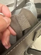 Celine Good Condition Luggage Shopper Slit With Dust From Japan 3
