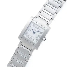 Cartier Tank Française MM WSTA0105 Stainless Steel 27mm Silver Dial 2026 #DW3546 2