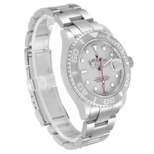 Rolex Yachtmaster 40 Steel Platinum Dial Bezel 16622 3