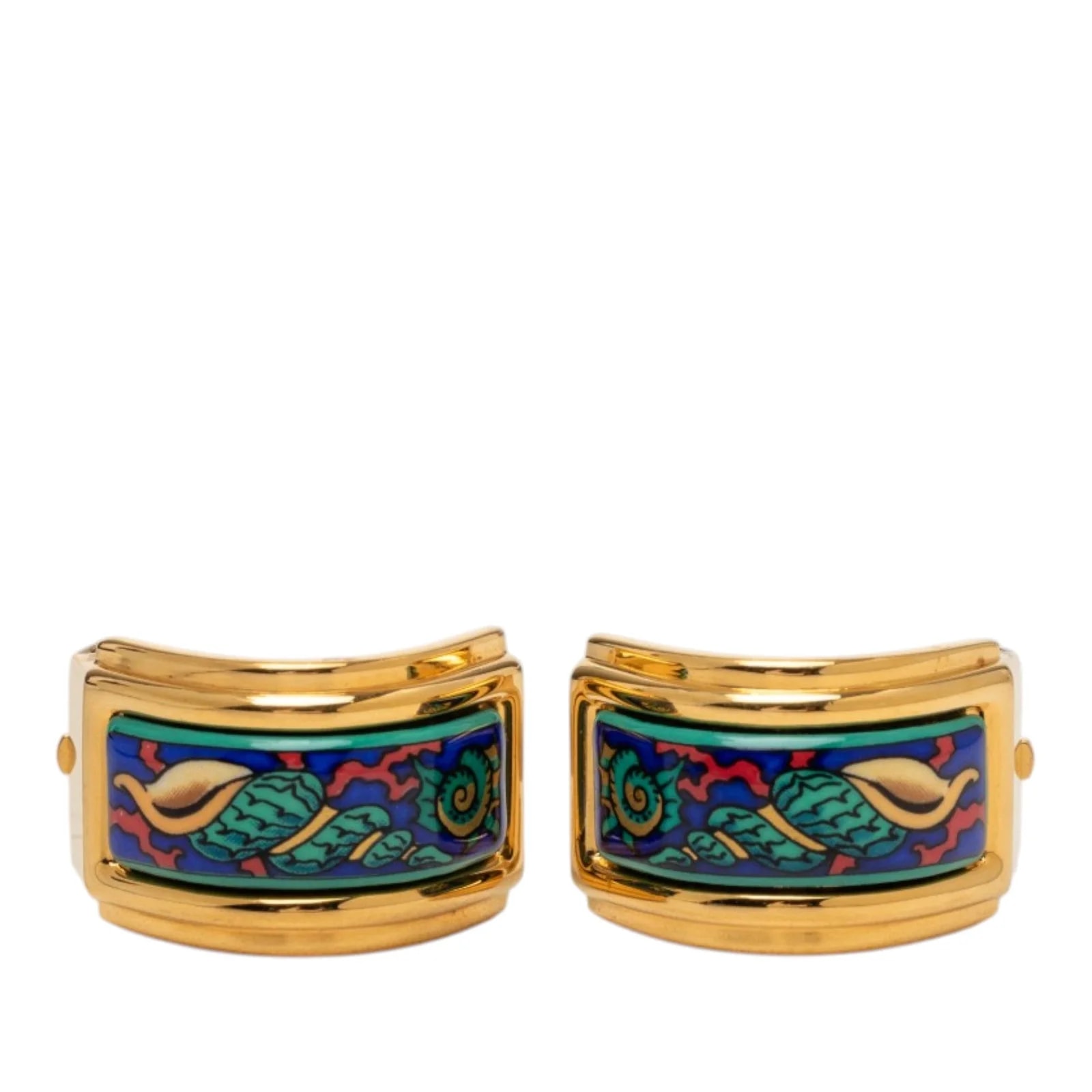 Hermès — Enamel Cloisonne Clip on — Jewelry — resale