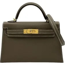 Hermès — Hermes Kelly 2 K Stamp Etoupe Hardware #OK010 — Handbag — resale