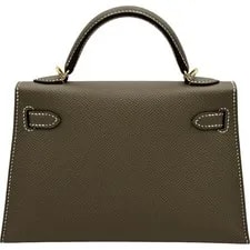 Hermes Kelly 2 K Stamp Etoupe Hardware #OK010 2