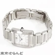 Cartier Tank Francaise SM WE110006 Silver Dial SS 11P Diamond Lad 2