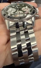 Breitling Classic AVI 42mm Green Dial Curtis Warhawk Band&bracelet A233802A1L1A1 4