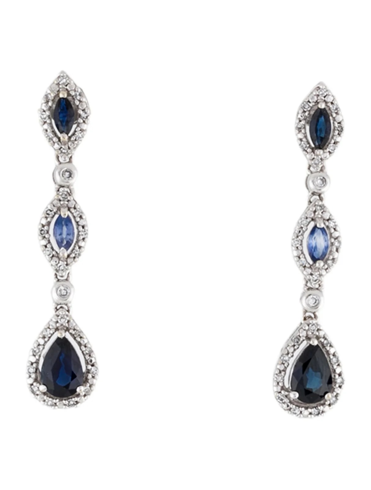 14K 1.12ctw & Drop Earirngs — Jewelry — resale