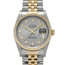 Rolex — Rolex Datejust 16233G 36mm Stainless Steel Gray #WW1371 — Watch — resale