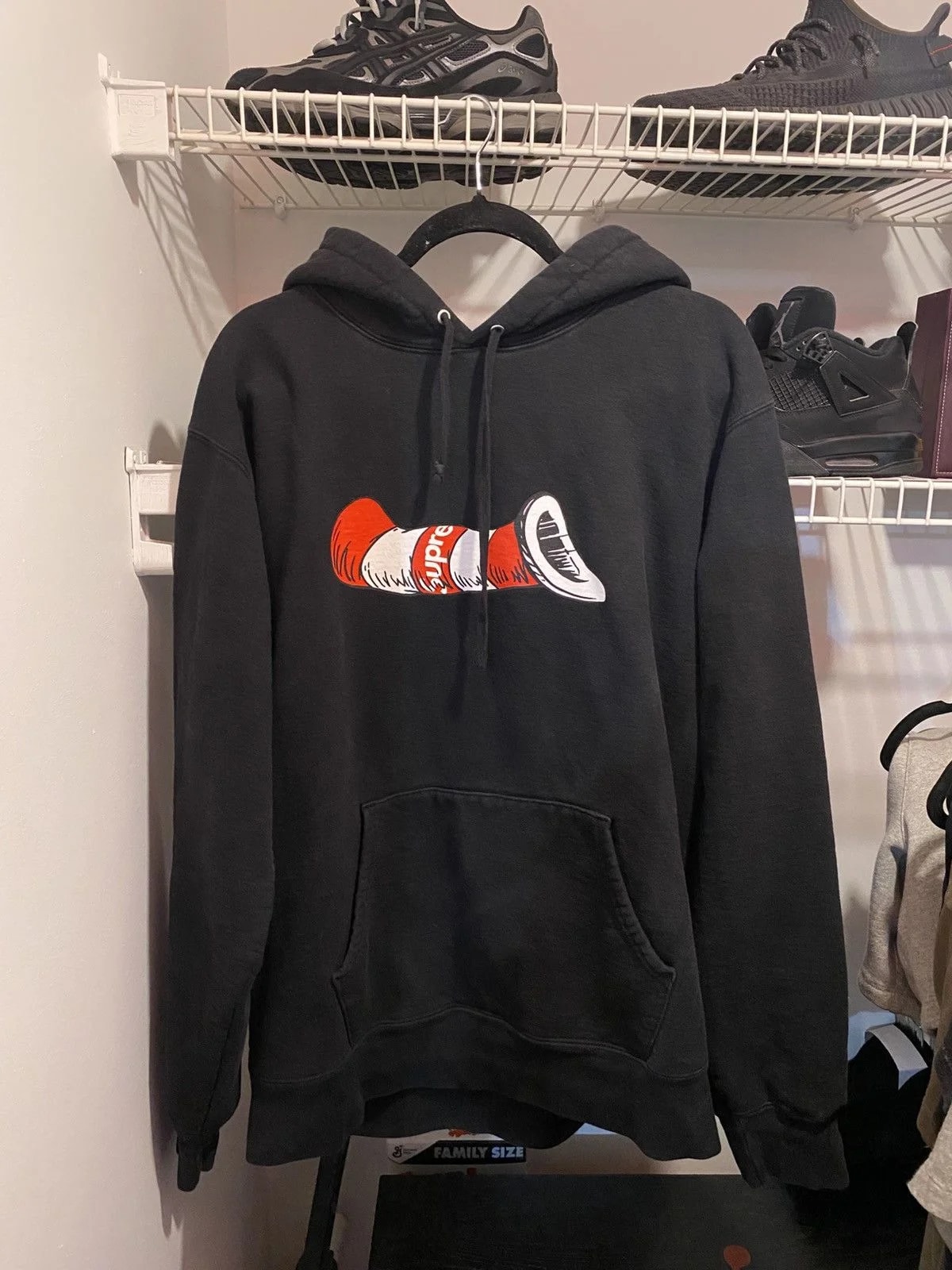 Supreme — Supreme Cat in the Hat Hoodie — streetwear — resale