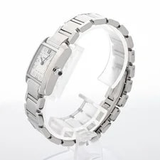 Cartier Tank Francaise SM WE110006 Watches / Silver Quartz 2