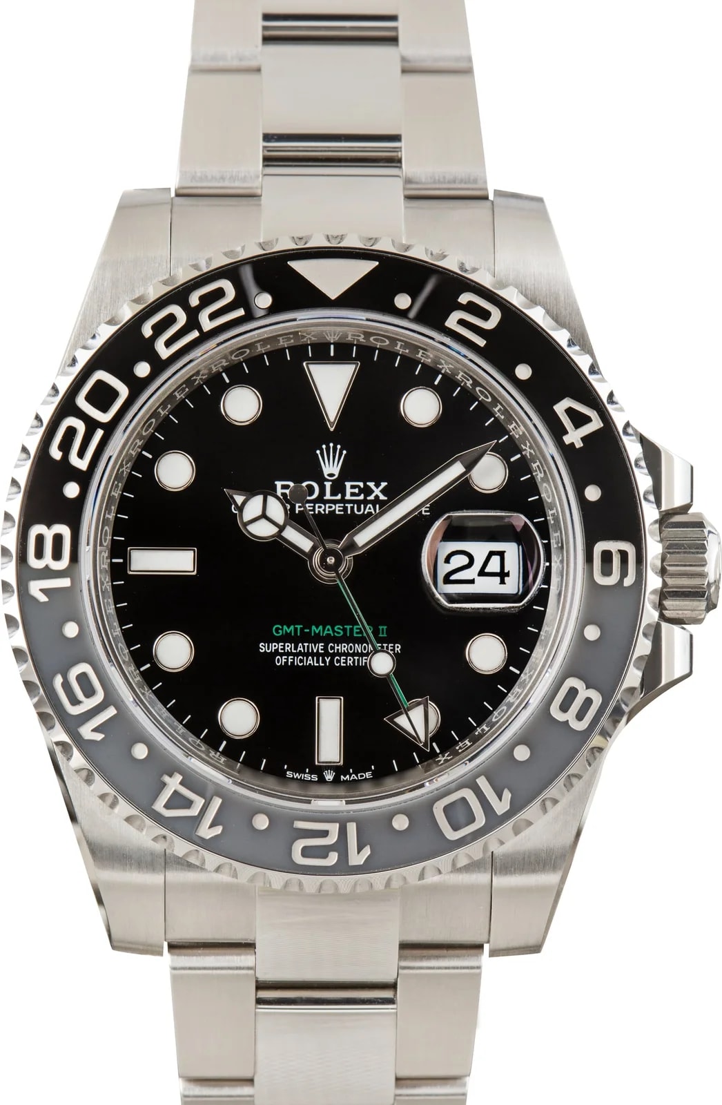Bruce Wayne Rolex GMT-Master II Ref 126710GRNR Steel Oyster 2