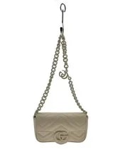 Gucci — Gucci GG Marmont Chain CRM Solid 699757 — Handbag — resale