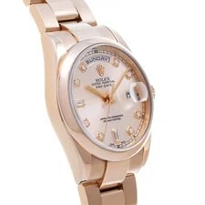 Rolex Day-Date 36 118205A 36mm Pink Gold Pink #WW353 3