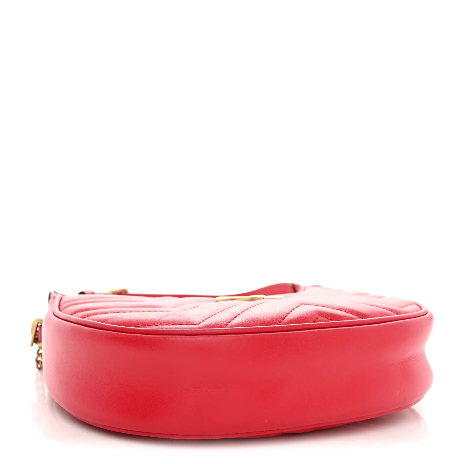 Matelasse Chevron Mini GG Marmont Half Moon Hobo 4