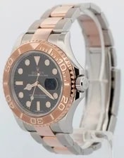 Rolex Yacht-Master Black Two-Tone 18K Rose Gold Steel 40mm 116621 3