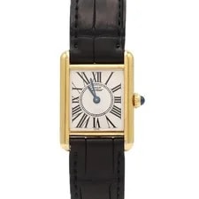 Cartier — Authentic Cartier Must Tank SM W1017654 Silver Quartz #230-000-207-9775 — Watch — resale