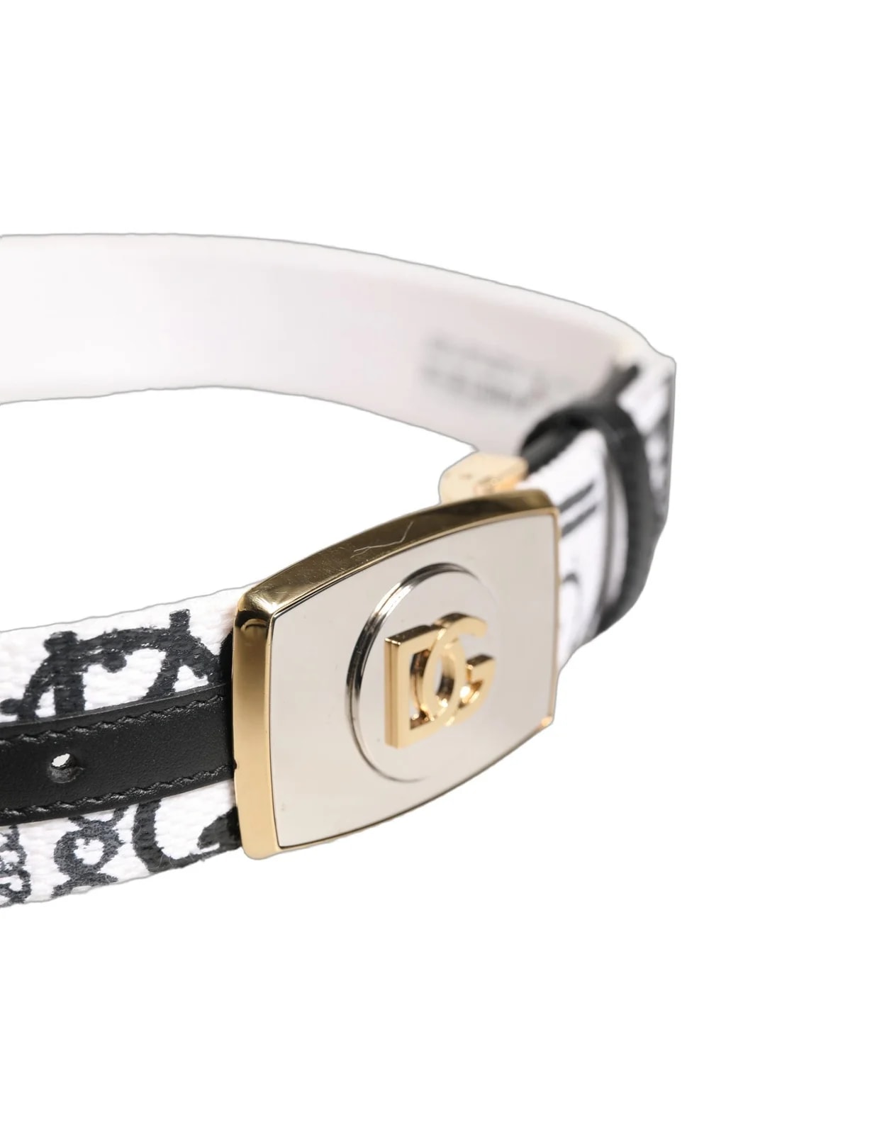 Dolce & Gabbana Graffiti Print Metal Buckle Belt 4