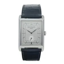 Patek Philippe — Patek Philippe Gondolo 5109 Platinum 30 Mm Silver Dial Leather Manual Wind — Watch — resale