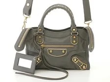 Balenciaga Classic Metallic Edge Mini City GP 390160 Auth 2