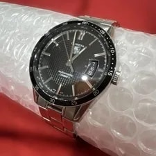 Tag Heuer Carrera Caliber 5 Wv211M-0 Automatic Winding Operation Ss Black Dial 2